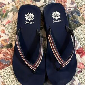 Yellow box sandals  